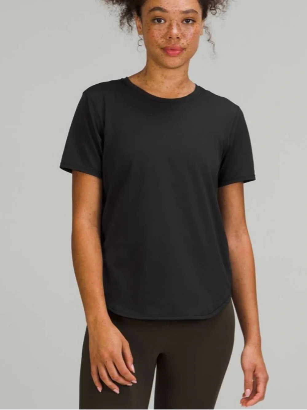 Lululemon High Neck Running and Training T-Shirt
